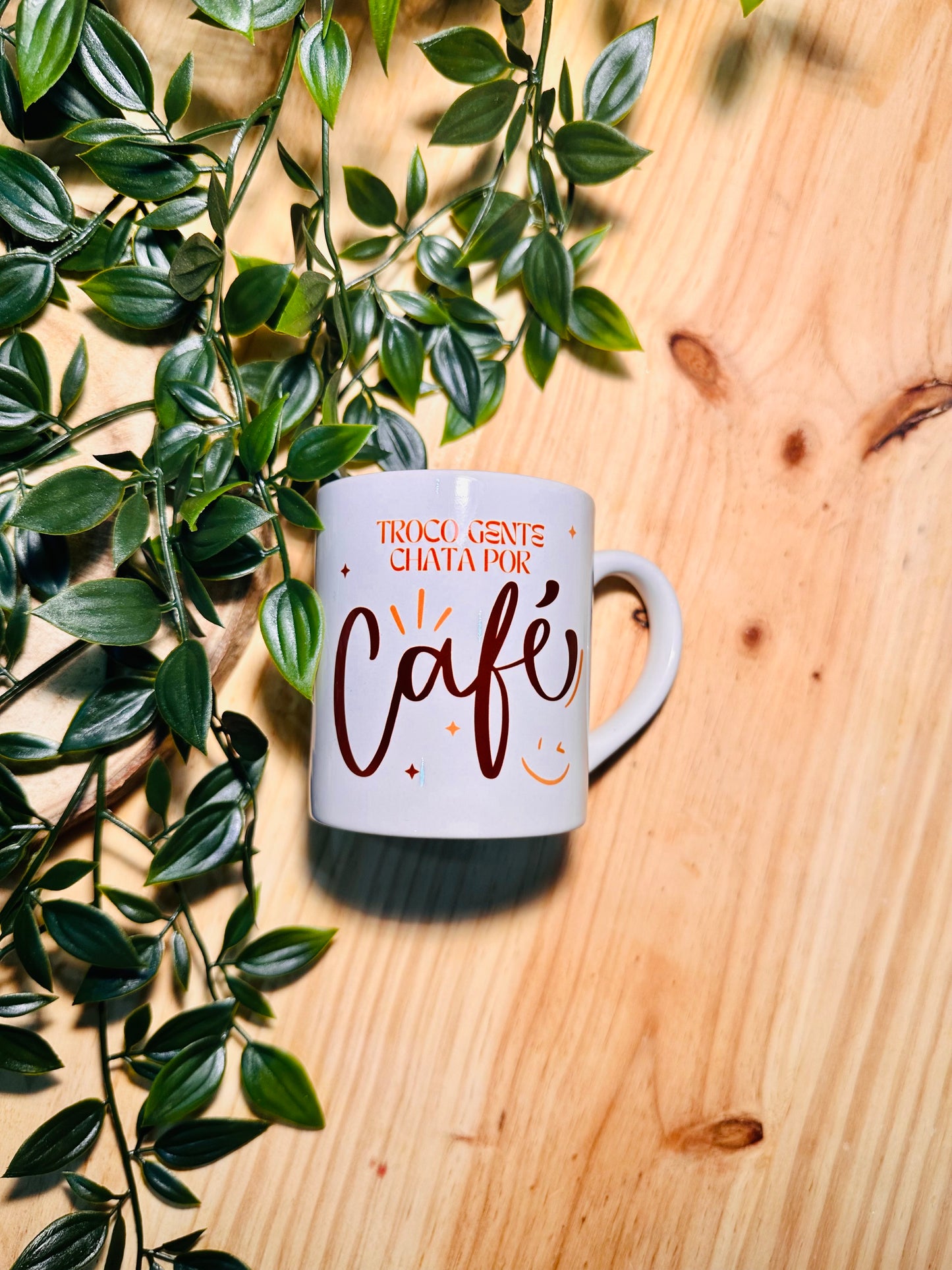 Caneca - Troco gente chata por café