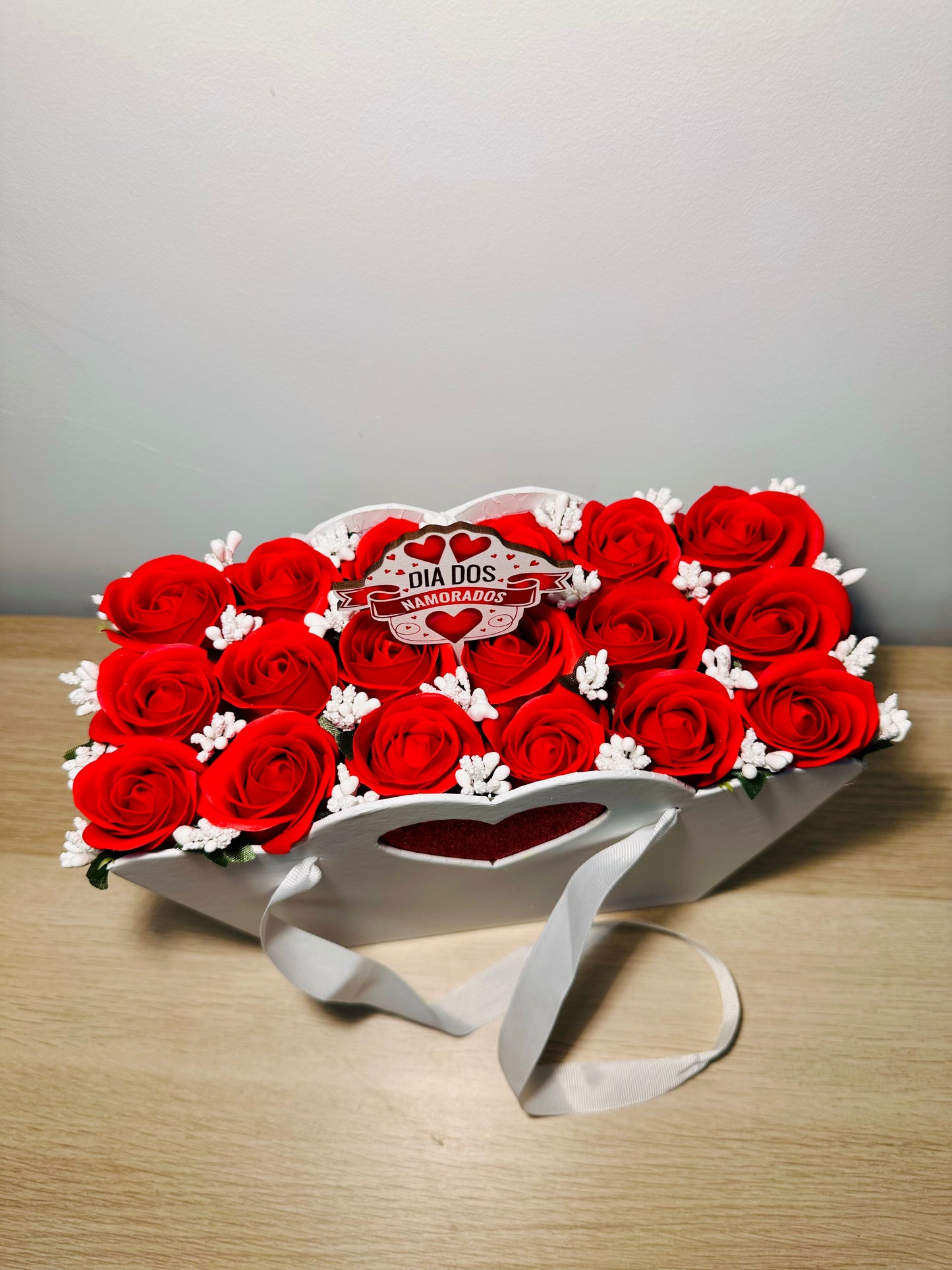 Cesta com Flores Sabão