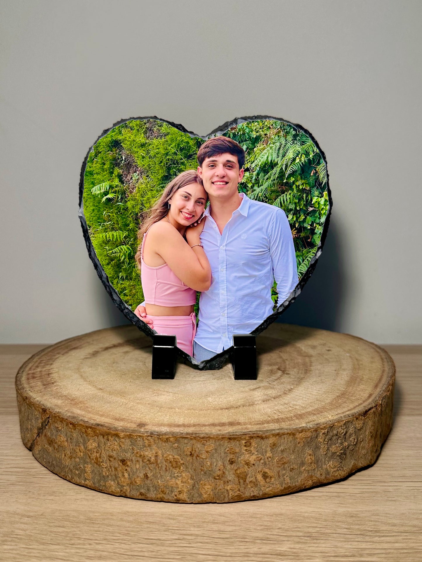 Moldura Pedra Coração 15x15cm