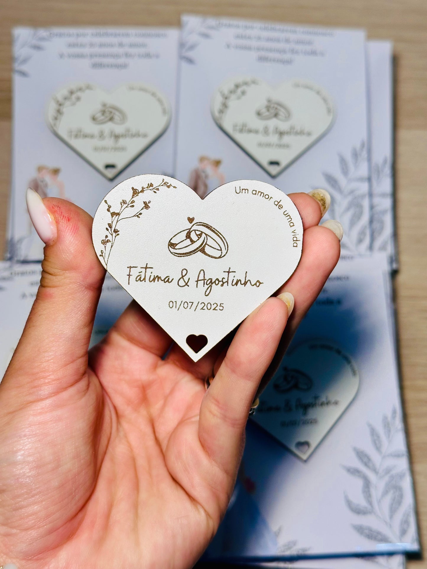 Íman Coração Casamento