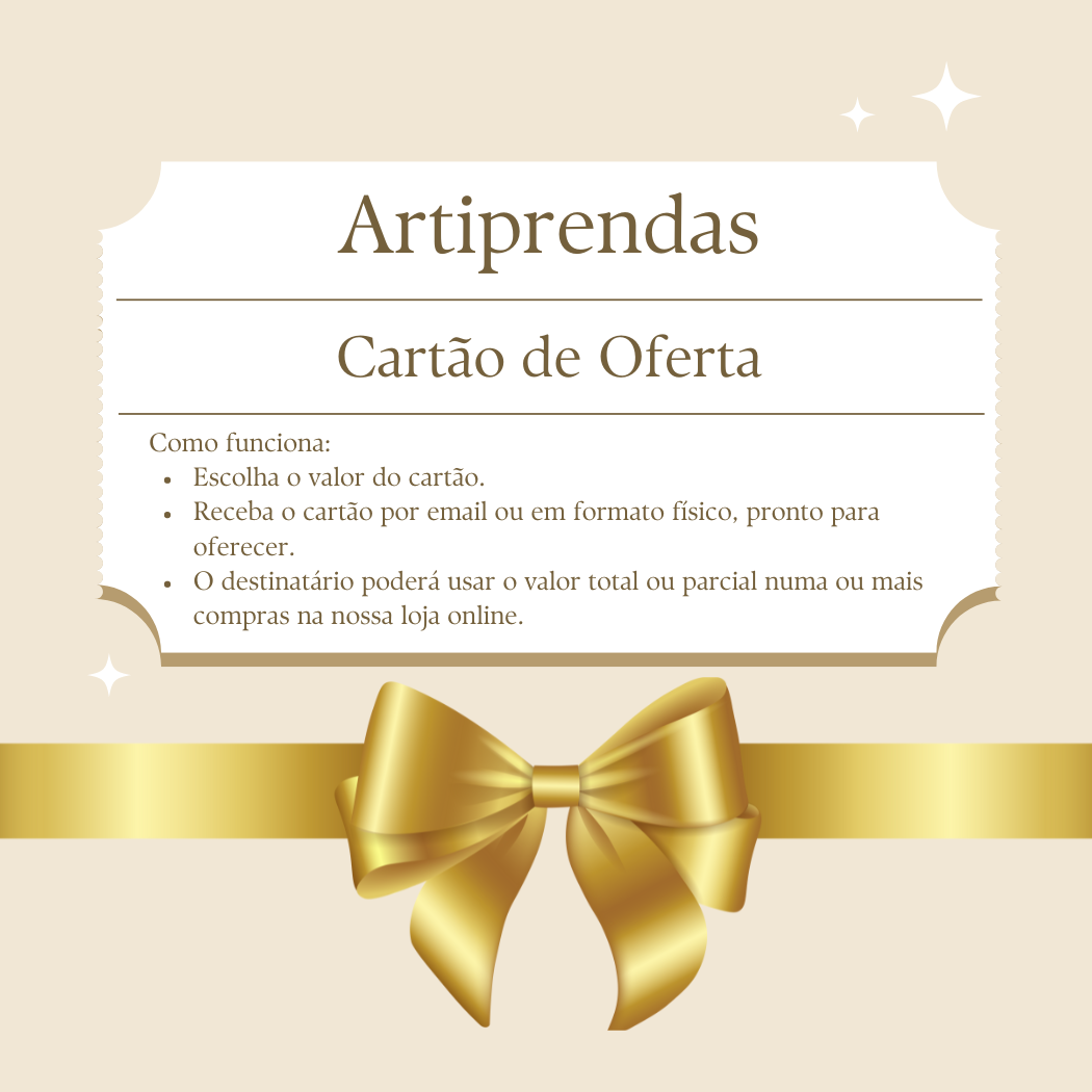 Cartão de Oferta Artiprendas