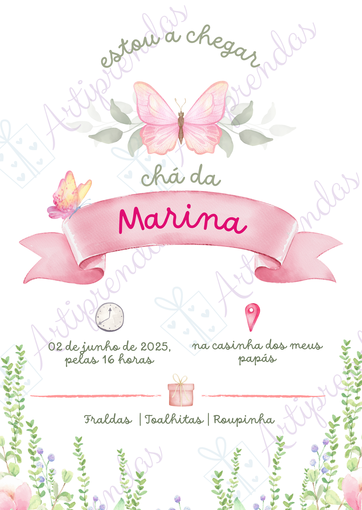 Convite aniversário