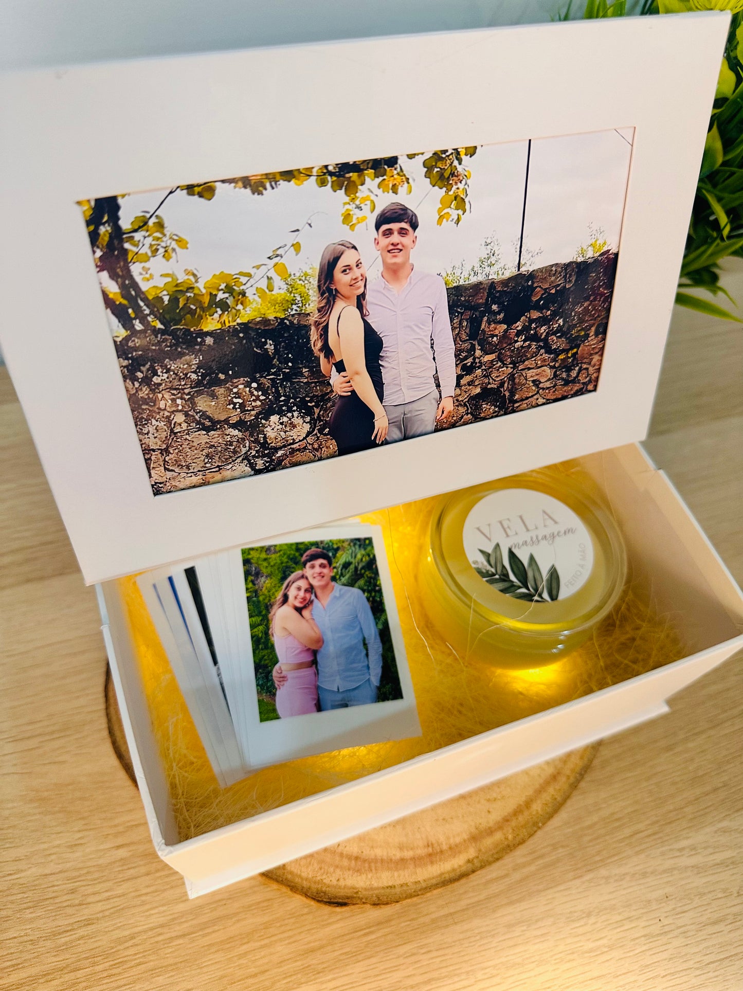 Caixa com Vela Massagem