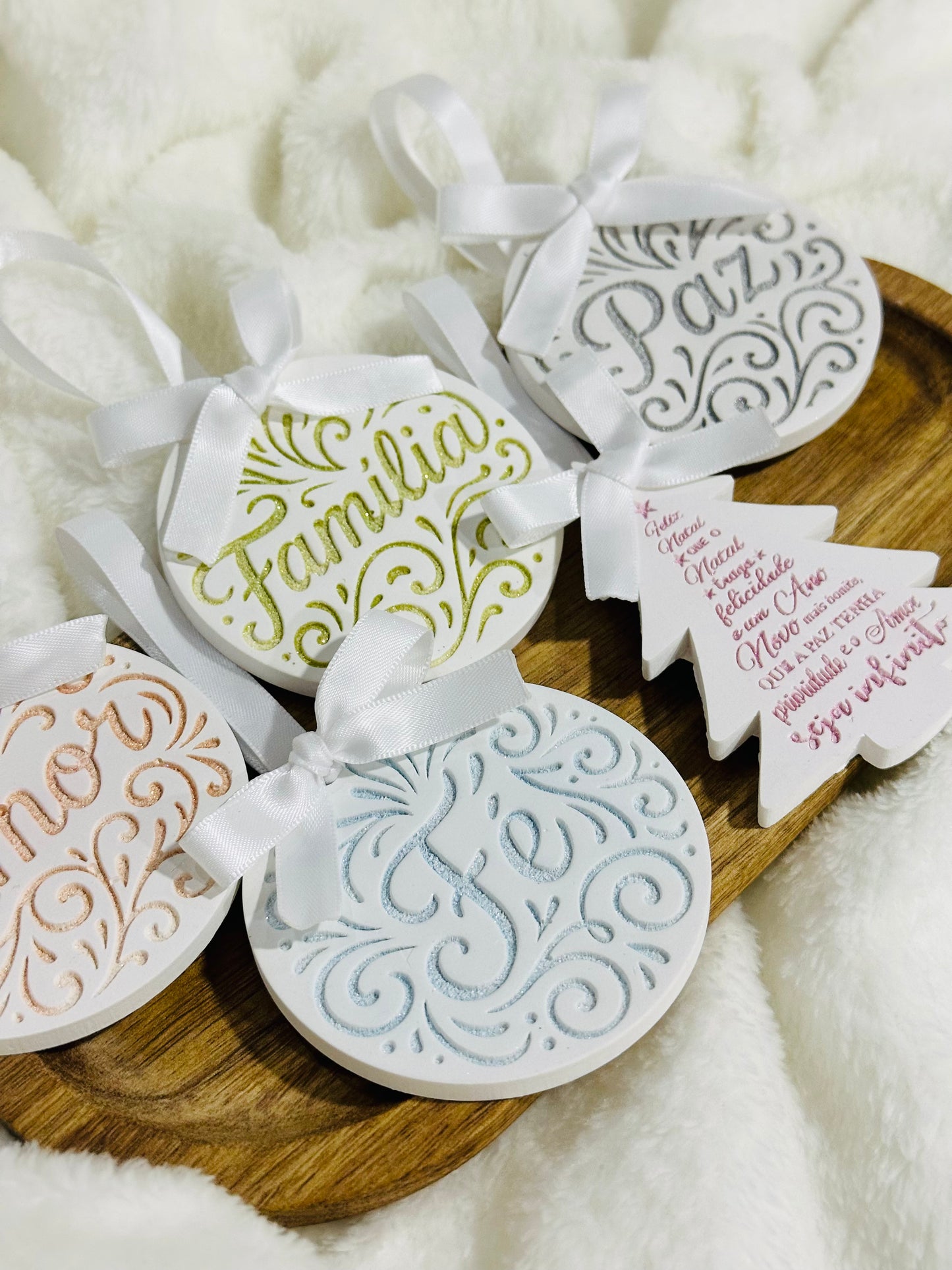 Enfeites Natal - Conjunto 5 Peças