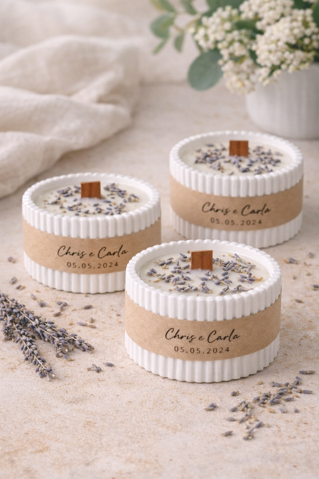 Lembrança no Pote Listado