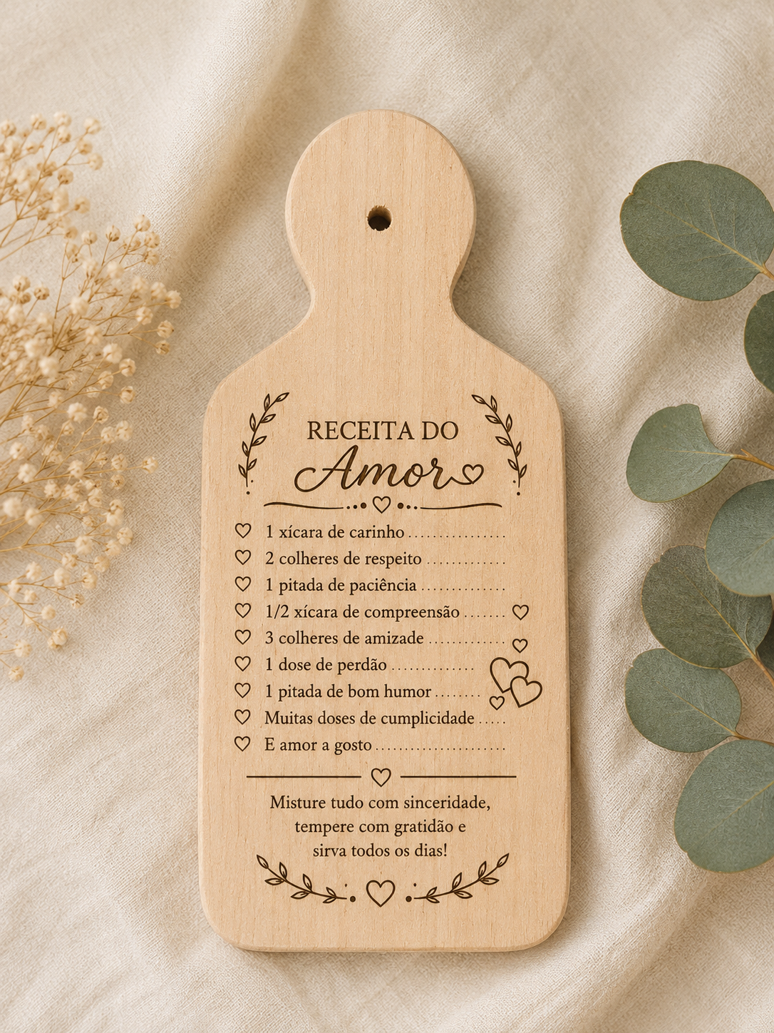 Mini Tábua Receita do Amor