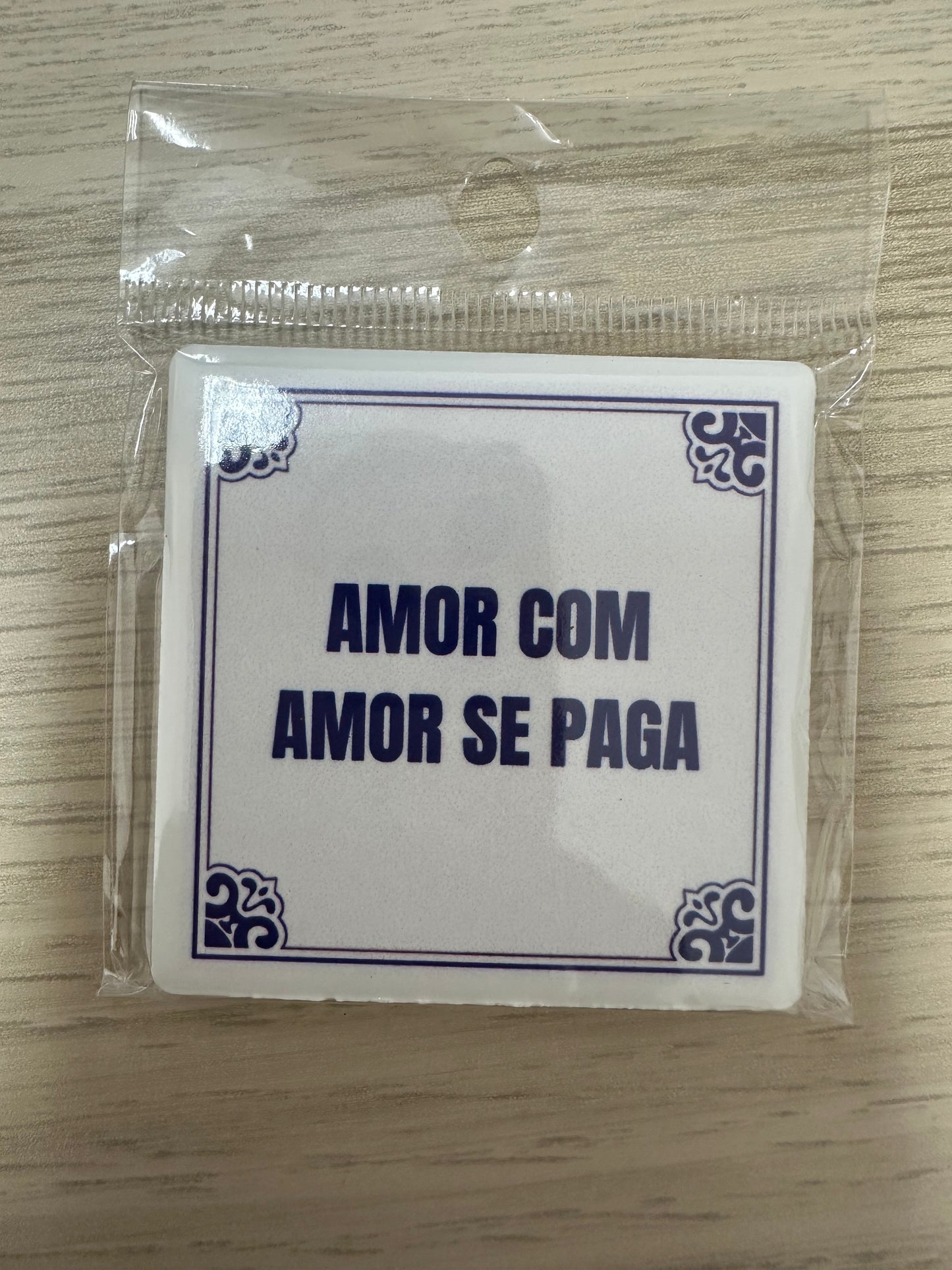 Azulejo - Amor com amor se paga