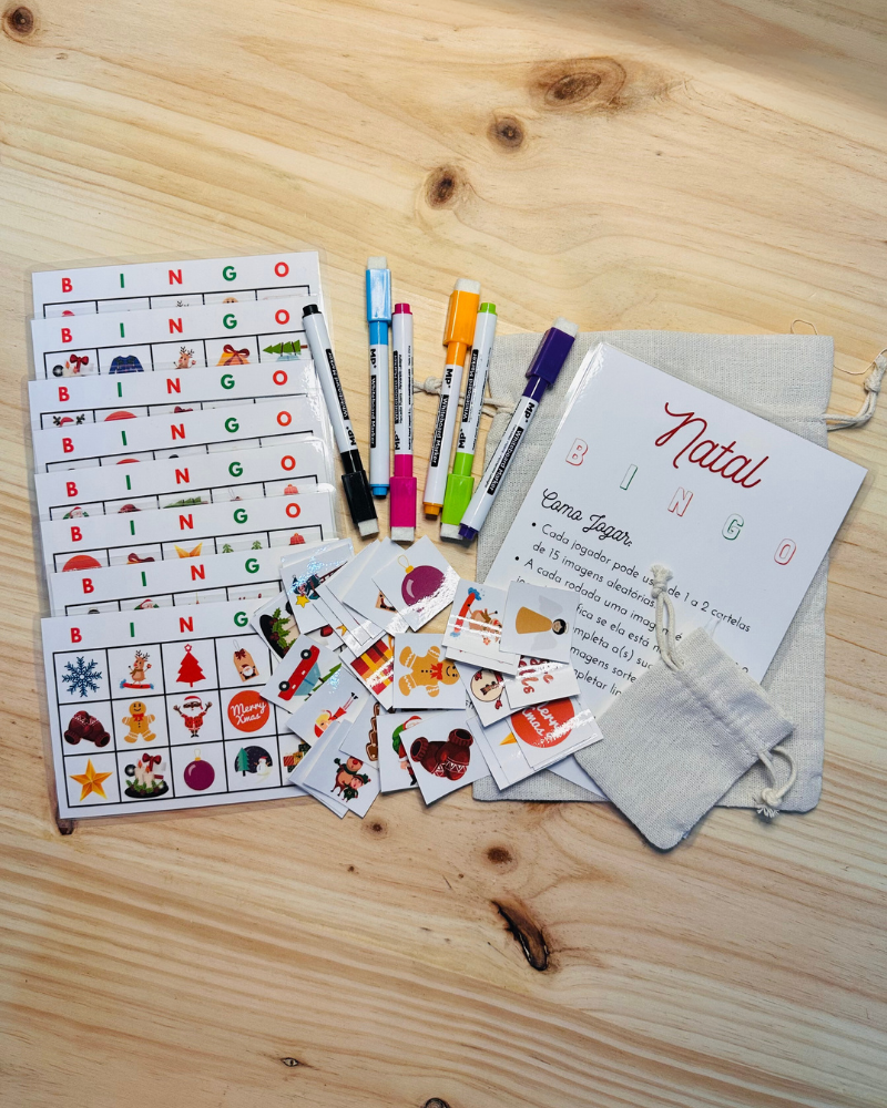 Kit Bingo com Chocolates