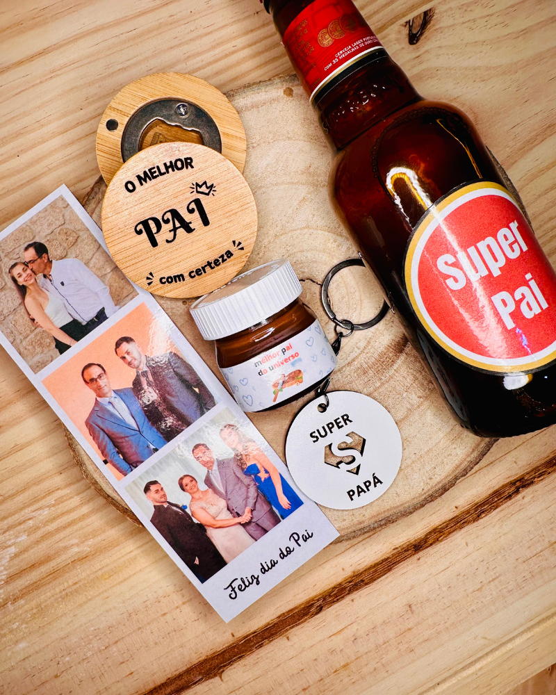Kit Incrível - Tira íman + Abre Garrafas + Nutella + Porta-chaves + Cerveja