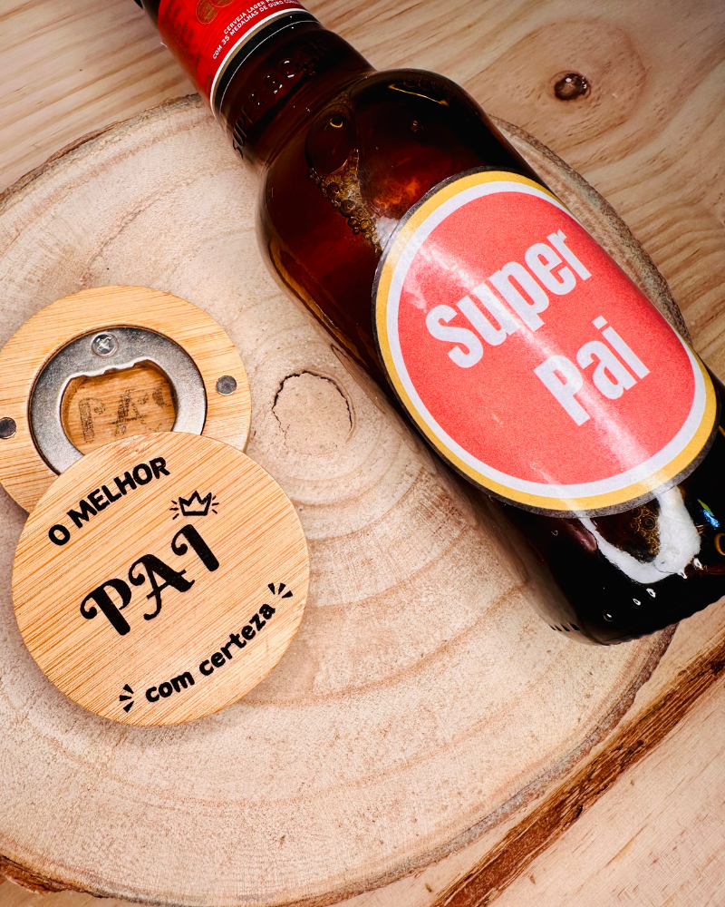Kit Super Pai - Cerveja + Abre Garrafas