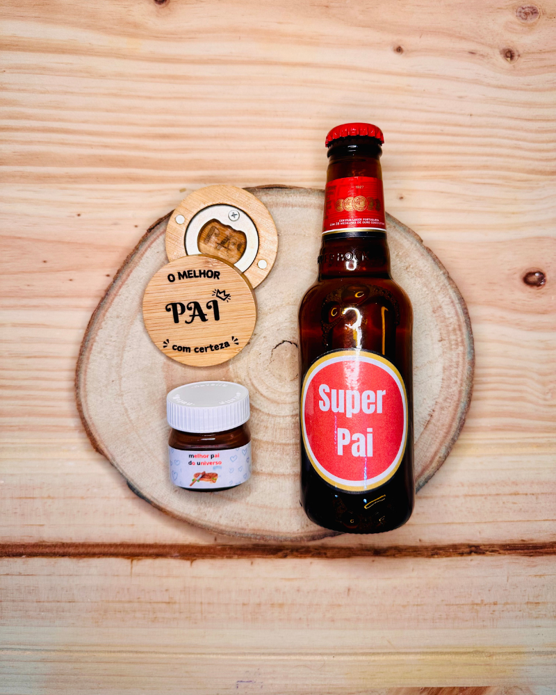 Kit Super Pai - Cerveja + Nutella + Abre Garrafas