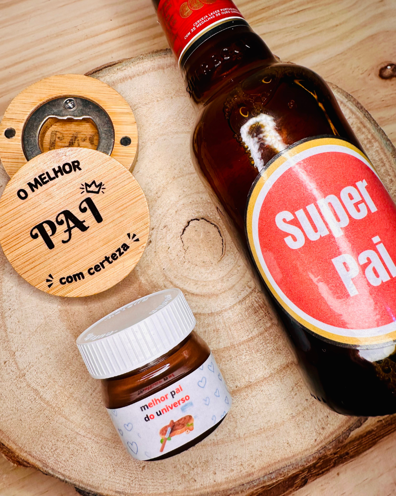 Kit Super Pai - Cerveja + Nutella + Abre Garrafas
