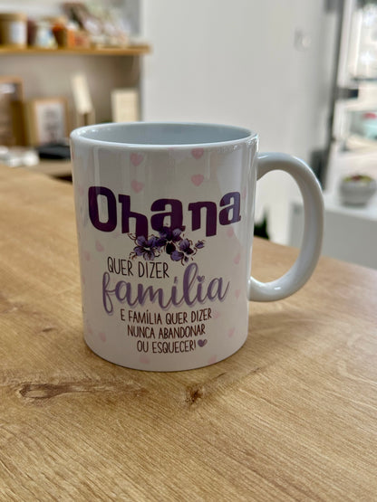 Ohana quer dizer família e família quer dizer nunca abandonar ou esquecer!
