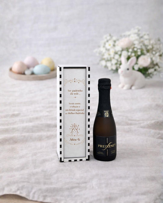 Caixa com Champanhe