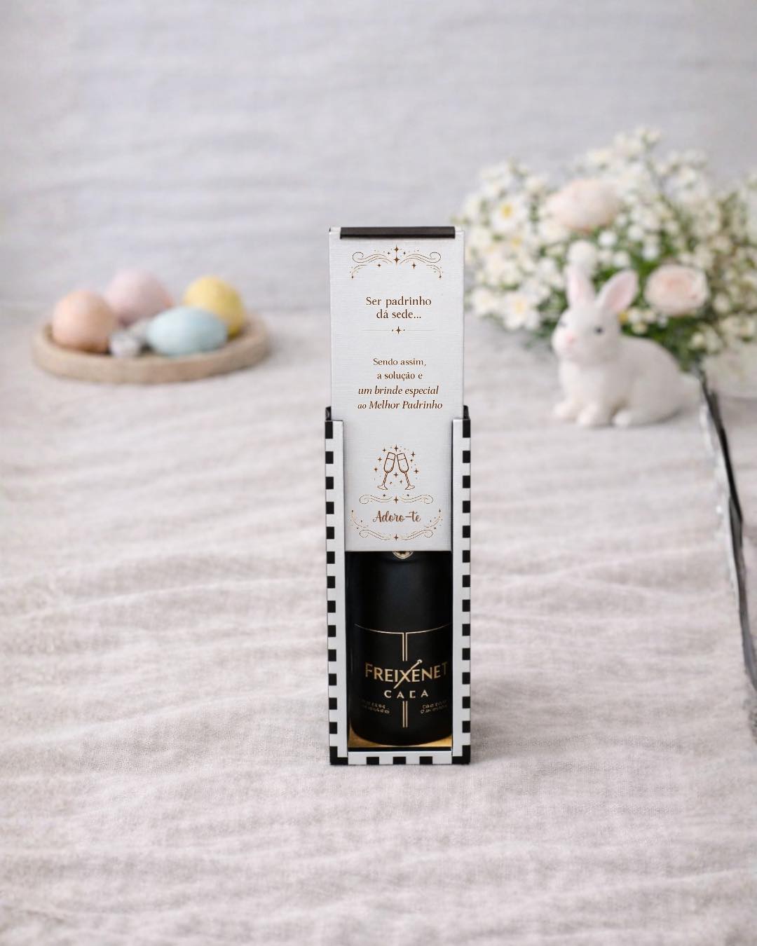Caixa com Champanhe