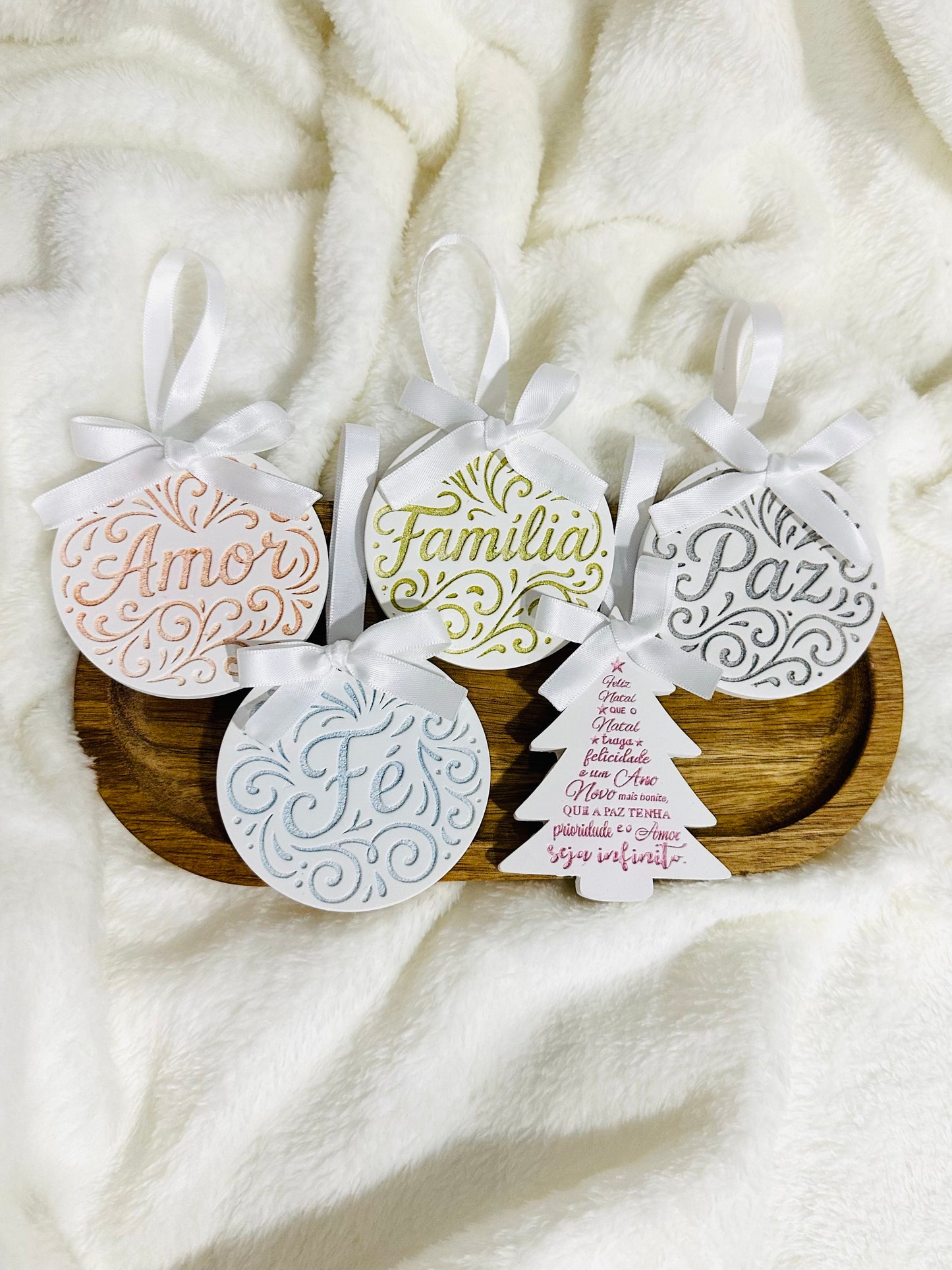 Enfeites Natal - Conjunto 5 Peças