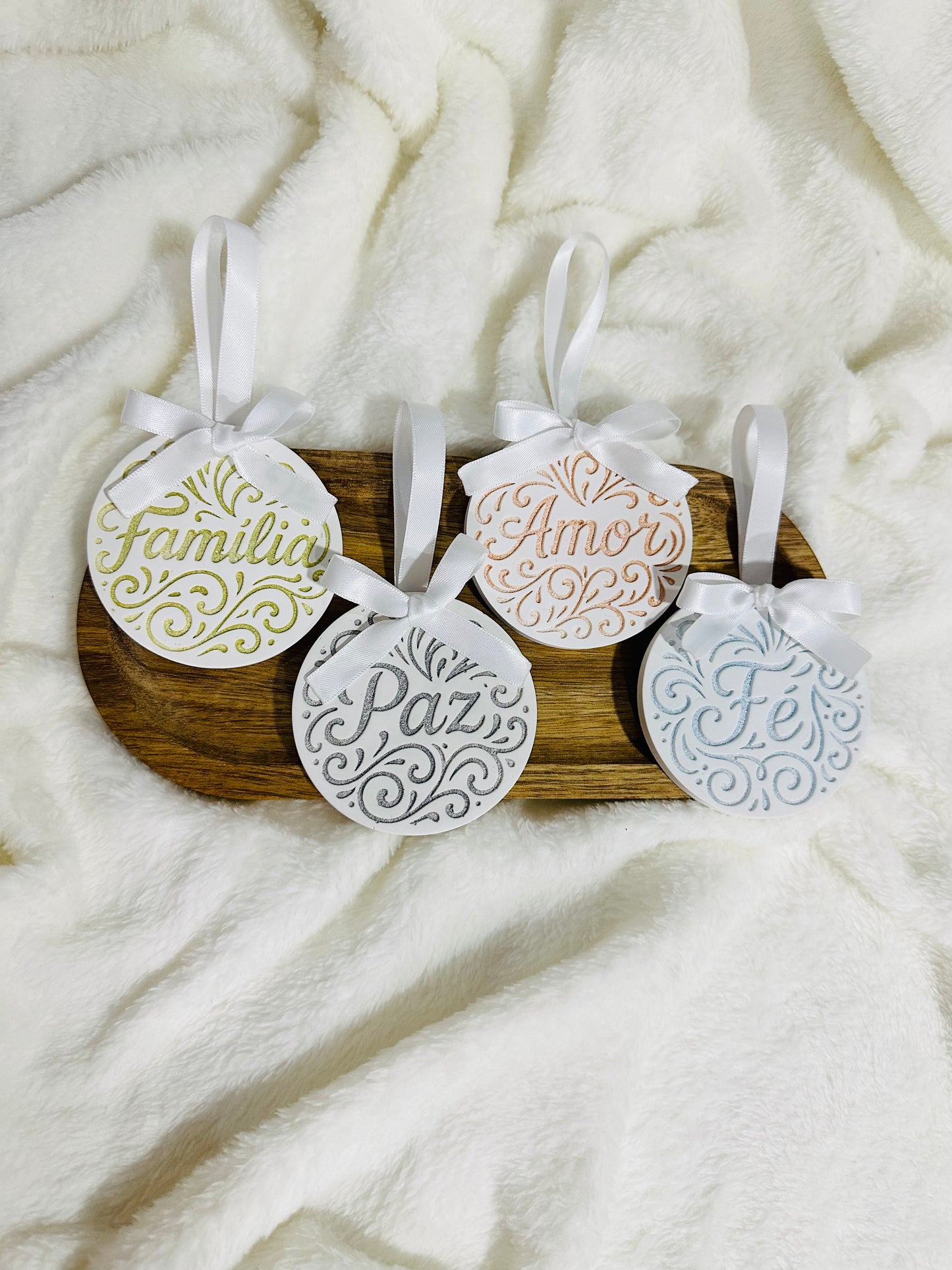 Enfeites Natal - Conjunto 4 Peças