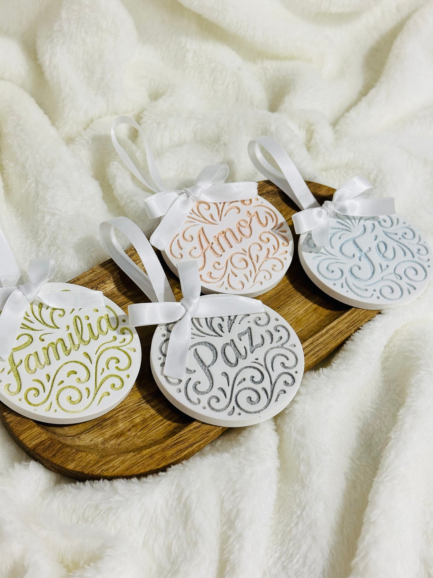 Enfeites Natal - Conjunto 4 Peças