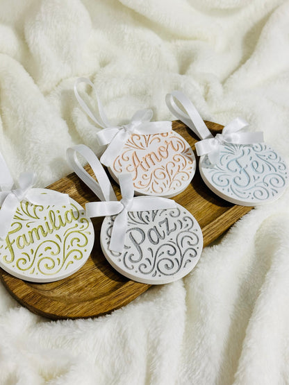 Enfeites Natal - Conjunto 4 Peças