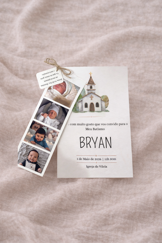 Convite c/ Tira de Fotos