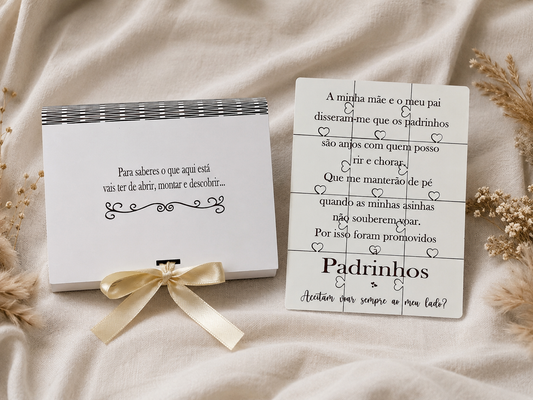 Caixa Convite Padrinhos