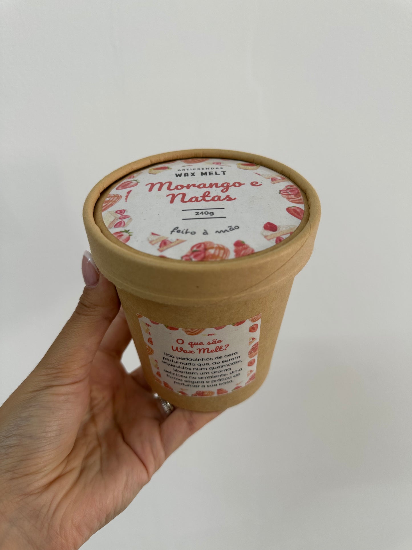 Copo Morango e Natas
